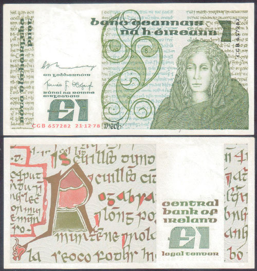 1978 Ireland 1 Pound (aUnc) L001534